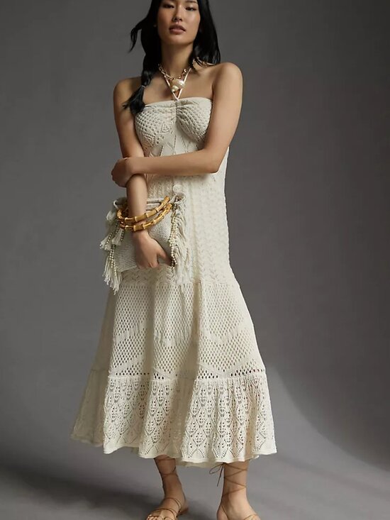 FARM Rio Dresses & Skirts - Farm Rio x Anthropologie Crochet Maxi Dresses